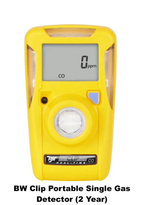 portable gas detection requirements